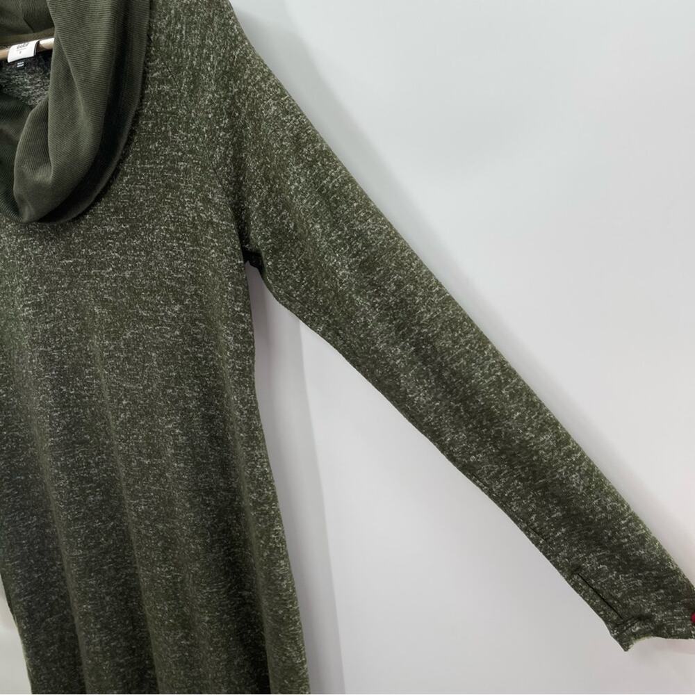 Cabi #4016 Olive Green Solace Cowl Neck Cinch Back Preppy Comfy Dress Size Small - Picture 5 of 14